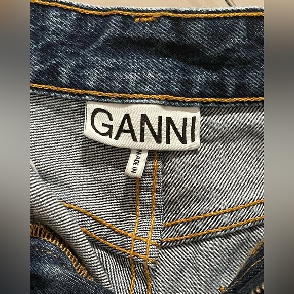 Ganni Blue Flare jeans dark indigo size 26 - Picture 7 of 10